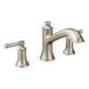 Dartmoor Brushed nickel Two-Handle High Arc Roman Tub Faucet