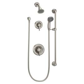 Commercial Classic brushed nickel transfer Posi-Temp(R) all-metal trim kits