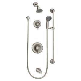 Commercial Classic brushed nickel transfer Posi-Temp(R) all-metal trim kits