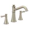 Belfield Brushed nickel Two-Handle Non-Diverter Roman Tub Faucet