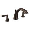 Brantford Oil rubbed bronze Two-Handle Low Arc Roman Tub Faucet
