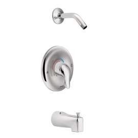 Chrome Posi-Temp(R) tub/shower, TL183NH