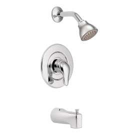 Chrome standard tub/shower, TL471EP