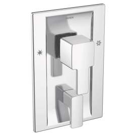90 Degree Chrome Posi-Temp(R) with diverter valve trim