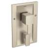 90 Degree Brushed nickel Posi-Temp(R) with diverter valve trim