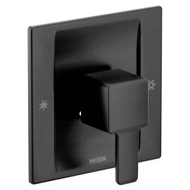 90 Degree Matte black Posi-Temp(R) valve trim