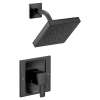 90 Degree Matte black Posi-Temp(R) shower only
