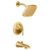 Flara Brushed gold Posi-Temp(R) tub/shower