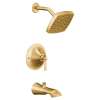 Flara Brushed gold Posi-Temp(R) tub/shower