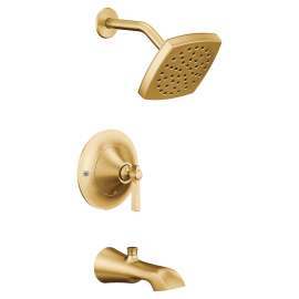 Flara Brushed gold Posi-Temp(R) tub/shower