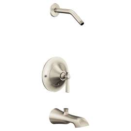 Flara Brushed nickel Posi-Temp(R) tub/shower, TS2913NHBN