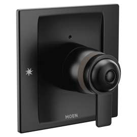 90 Degree Matte black ExactTemp(R) valve trim
