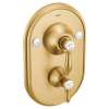 Weymouth Brushed gold Posi-Temp(R) with diverter tub/shower valve only