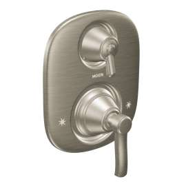 Rothbury Brushed nickel Moentrol(R) with Transfer Valve Trim
