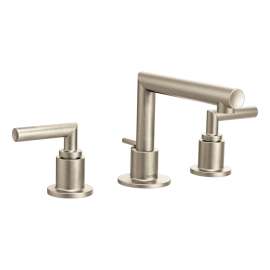 Arris Brushed Nickel Two-Handle Low Arc Bathroom Faucet, TS43002BN