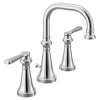 Colinet Chrome two-handle high arc bathroom faucet, TS44102