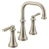 Colinet Brushed nickel two-handle high arc bathroom faucet, TS44102BN
