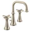 Colinet Brushed nickel two-handle high arc bathroom faucet, TS44103BN