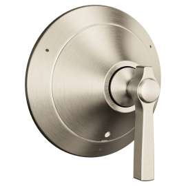 Flara Brushed nickel transfer valve trim, TS4912BN
