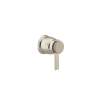 Cambium Brushed nickel/polished nickel volume control