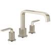 Cambium Brushed nickel/polished nickel two-handle high arc roman tub faucet