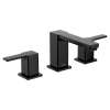 90 Degree Matte black two-handle low arc bathroom faucet, TS6721BL
