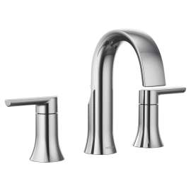 Doux Chrome Two-Handle High Arc Bathroom Faucet, TS6925