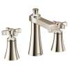 Flara Polished Nickel Two-Handle High Arc Bathroom Faucet, TS6985NL