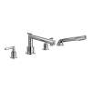 Arris Chrome Two-Handle Diverter Roman Tub Faucet including Handheld Shower, TS93004