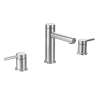 Align Chrome two-handle high arc bathroom faucet