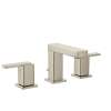 Iver Brushed nickel two-handle high arc bathroom faucet