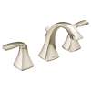 Voss Polished nickel two-handle high arc bathroom faucet