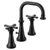 Colinet Matte black two-handle high arc bathroom faucet