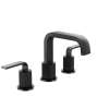 Cambium Matte black two-handle high arc bathroom faucet