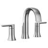 Doux Chrome two-handle high arc bathroom faucet