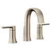 Doux Brushed nickel two-handle high arc bathroom faucet