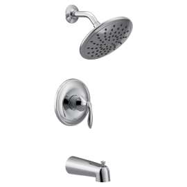Eva M-CORE 2-Series Tub and Shower Trim with Rainshower