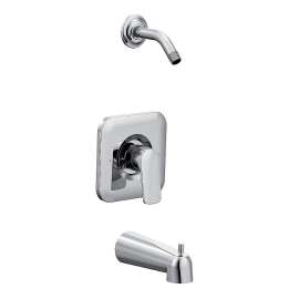 T2813NH-M Rizon Chrome Posi-Temp(R) Tub/Shower