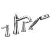Belfield T9024 Chrome Two-Handle Roman Tub Faucet Includes Hand Shower