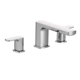 T935-M Rizon Chrome Two-Handle Roman Tub Faucet