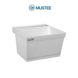 Utilatub 15W Laundry Tub 23.5x23 Wall Mount in White