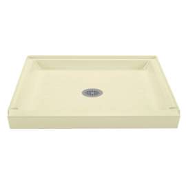 34-in L x 42-in W x 4.5-in H Shower Base in Bone