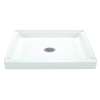 34-in L x 42-in W x 4.5-in H Shower Base in White