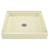 36-in L x 36-in W x 4.5-in H Shower Base in Bone