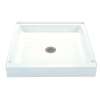 36-in L x 36-in W x 4.5-in H Shower Base in White