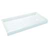 30-in L x 60-in W x 5.5-in H Shower Base in White