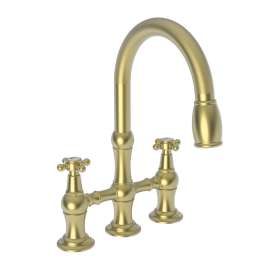 Newport Brass Chesterfield(R): Kitchen Bridge Pull-Down Faucet