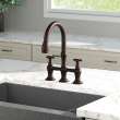 Newport Brass Chesterfield(R): Kitchen Bridge Pull-Down Faucet