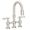 Newport Brass Chesterfield(R): Kitchen Bridge Pull-Down Faucet