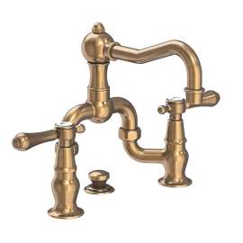 Newport Brass Chesterfield(R): Lavatory Bridge Faucet